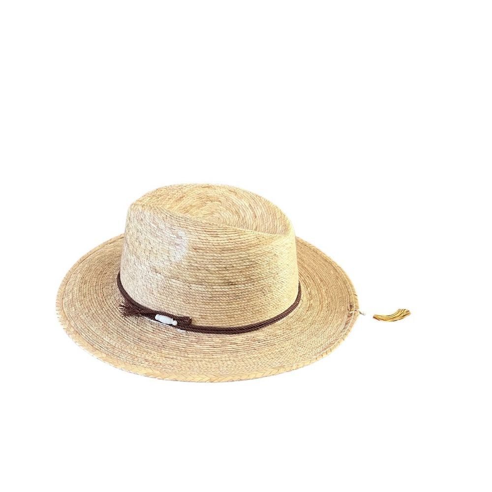 Straw Hat with Chin Strap